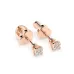 Solitaire Butterfly Earrings 102-10089/2(3.4)