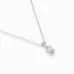 Solitaire Necklace 104-10069(0.30)OV