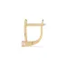 Solitaire Earrings with English Lock 102-10036(2.7)