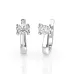 Solitaire Earrings with English Lock 102-10013(4.0)