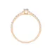 Solitaire Eternity Ring 101-10191(0.30)BAQ