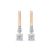 Solitaire Eternity Earrings 102-10143(0.30)PR