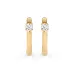 Solitaire Earrings with English Lock 102-10089(3.0)