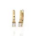 Solitaire Earrings with English Lock 102-10022(3.0)