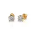 Solitaire Butterfly Earrings 102-10020(3.7)