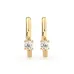 Solitaire Earrings with English Lock 102-10014(3.0)