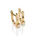 Solitaire Earrings with English Lock 102-10022(3.4)