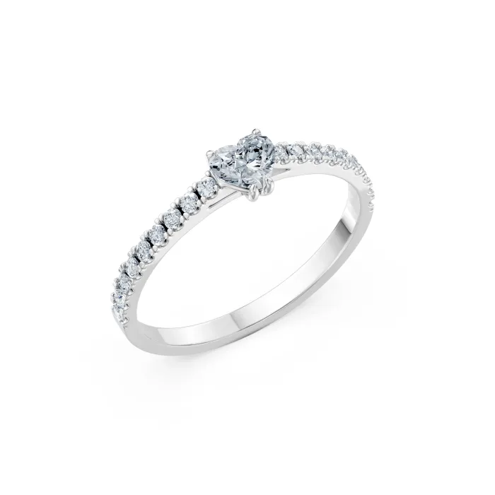 Solitaire Eternity Ring 101-10191(0.30)HRT