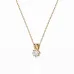 Solitaire Necklace 104-10070(0.30)PR