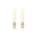 Solitaire Earrings with English Lock 102-10046(2.7)