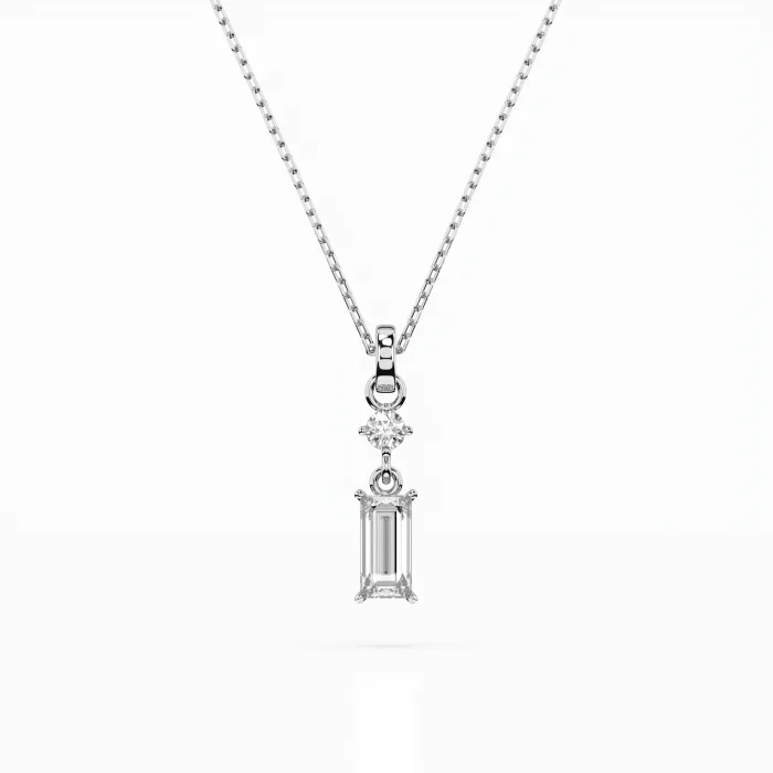 Solitaire Necklace 104-10071/2(0.30)BAQ
