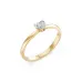 Solitaire Ring 101-10194(0.30)HRT