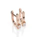 Solitaire Earrings with English Lock 102-10022(3.4)