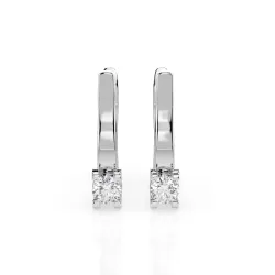 Solitaire Earrings with English Lock 102-10022(3.0)