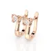 Solitaire Earrings with English Lock 102-10013(3.0)