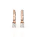 Solitaire Earrings with English Lock 102-10022(3.4)