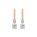Solitaire Eternity Earrings 102-10143(0.40)PR