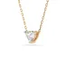 Solitaire Necklace 104-10066(0.30)HRT