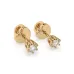 Solitaire Butterfly Earrings 102-10027(2.5)