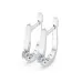 Solitaire Earrings with English Lock 102-10046(2.7)