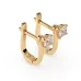 Solitaire Earrings with English Lock 102-10089(4.2)