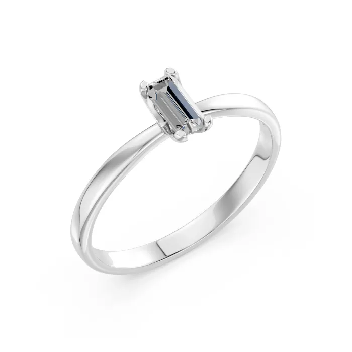 Solitaire Ring 101-10194(0.30)BAQ