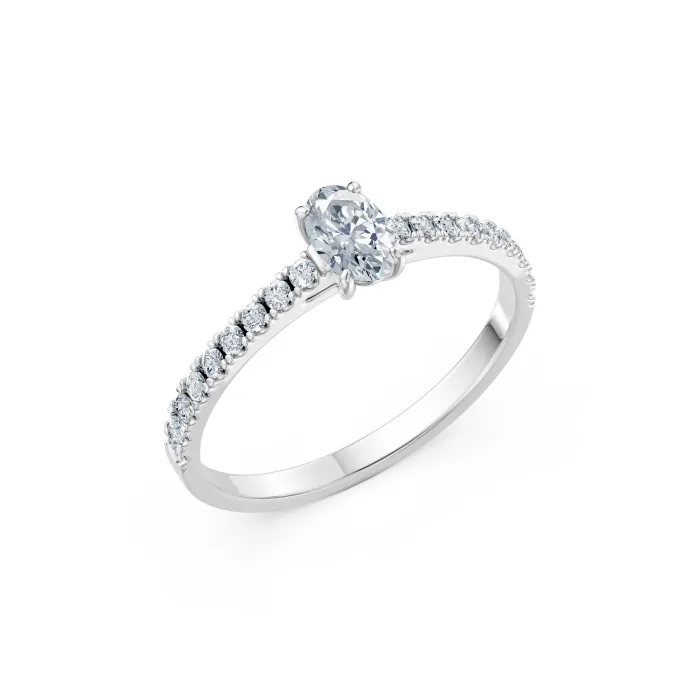 Solitaire Eternity Ring 101-10191(0.30)OV