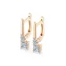 Solitaire Eternity Earrings 102-10143(0.40)PR