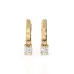 Solitaire Earrings with English Lock 102-10022(3.4)