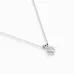 Solitaire Necklace 104-10070(0.30)PR