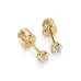 Solitaire Butterfly Earrings 102-10020(3.0)