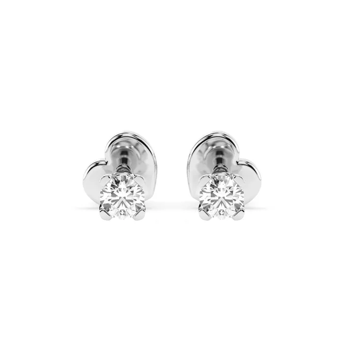 Solitaire Butterfly Earrings 102-10089/2(3.0)