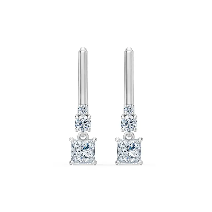 Solitaire Eternity Earrings 102-10143(0.40)PR