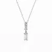 Solitaire Necklace 104-10071/3(0.30)BAQ