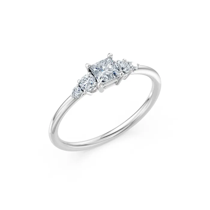 Solitaire Eternity Ring 101-10143(0.30)PR