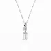 Solitaire Necklace 104-10071/1(0.30)BAQ