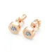 Solitaire Butterfly Earrings 102-10050(3.7)