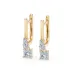 Solitaire Eternity Earrings 102-10143(0.30)PR