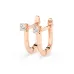 Solitaire Earrings with English Lock 102-10089(3.0)