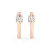 Solitaire Earrings with English Lock 102-10089(4.2)