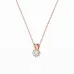 Solitaire Necklace 104-10070(0.30)PR