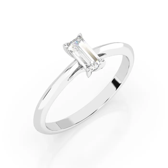 Solitaire Ring 101-10190(0.30)BAQ