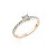 Solitaire Eternity Ring 101-10191(0.30)PR
