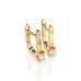 Solitaire Earrings with English Lock 102-10022(3.0)