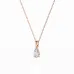 Solitaire Necklace 104-10067(0.30)PAR
