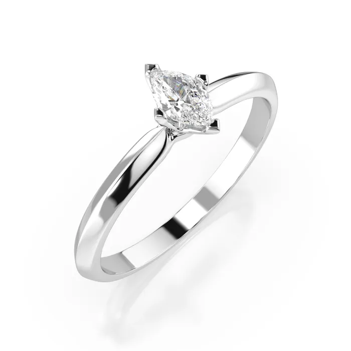 Solitaire Ring 101-10181/1(0.10)MARQUISE