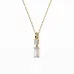 Solitaire Necklace 104-10071/1(0.30)BAQ