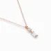Solitaire Necklace 104-10071/1(0.30)BAQ