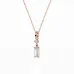 Solitaire Necklace 104-10071/2(0.30)BAQ
