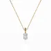 Solitaire Necklace 104-10069(0.30)OV